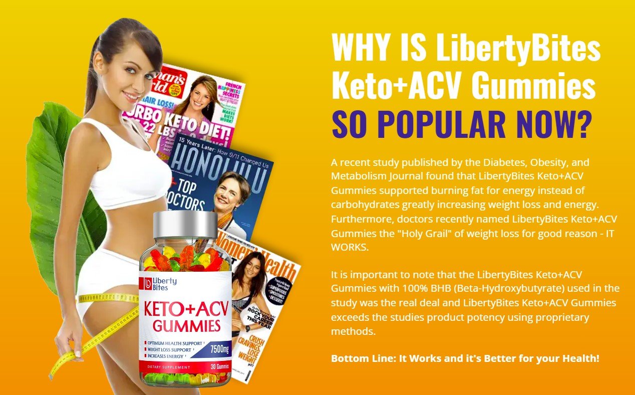 Liberty Bites Keto ACV Gummies